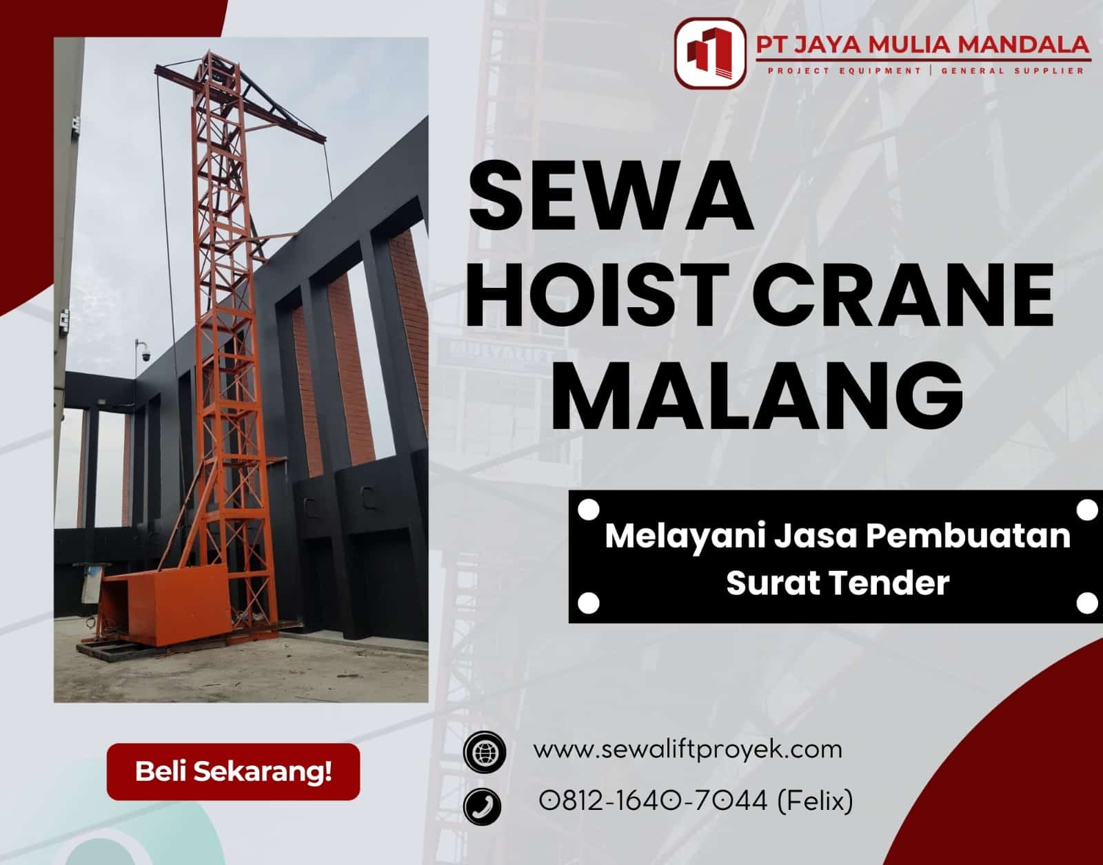 Sewa Hoist Crane Malang