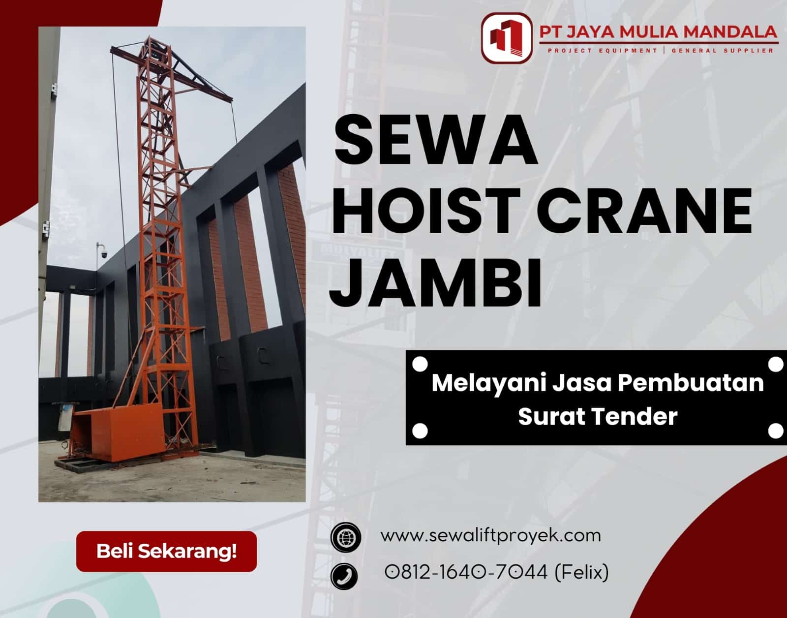Sewa Hoist Crane Jambi