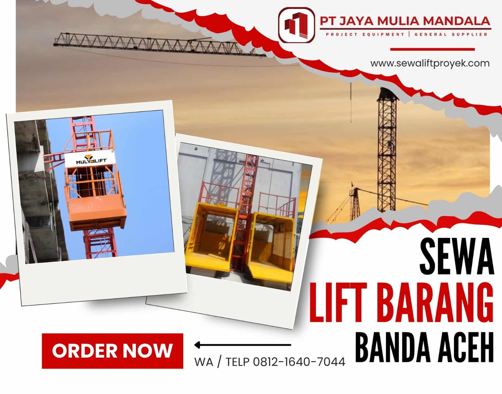 Sewa Lift Barang Banda Aceh