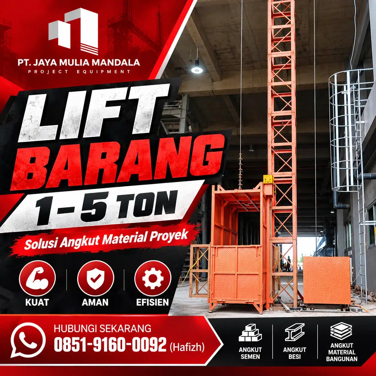 Sewa Lift Barang Medan