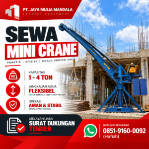 Sewa Mini Crane Balikpapan PT. JMM