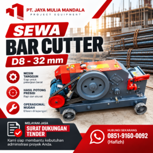 Sewa Bar Cutter Gresik PT. JMM